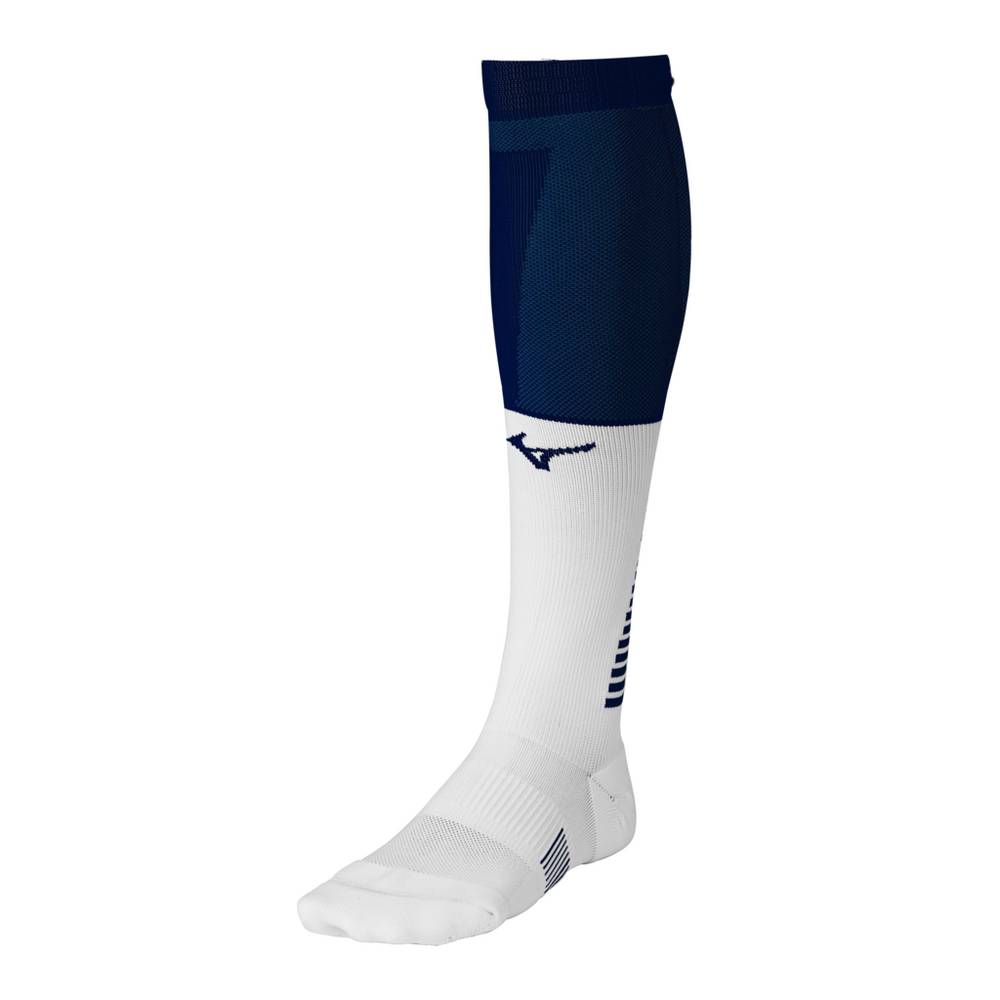 Mizuno Men's Diamond Elite OTC Baseball Socks Navy/White (370259-JLS)